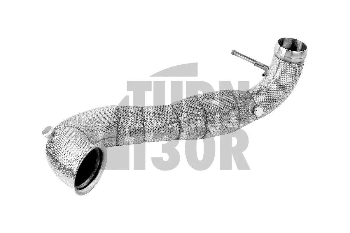 CTS Turbo даунпайп със спортен катализатор за Mercedes A45 W176 и CLA45 AMG C117