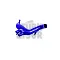 Силиконов входящ маркуч Forge за Golf MK4 GTI / Leon 1M 1.8T 20V Black Color Color Blue