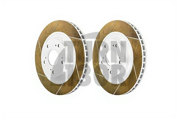 Dixcel FS Slotted Front Brake Discs Honda Civic Type R EP3 