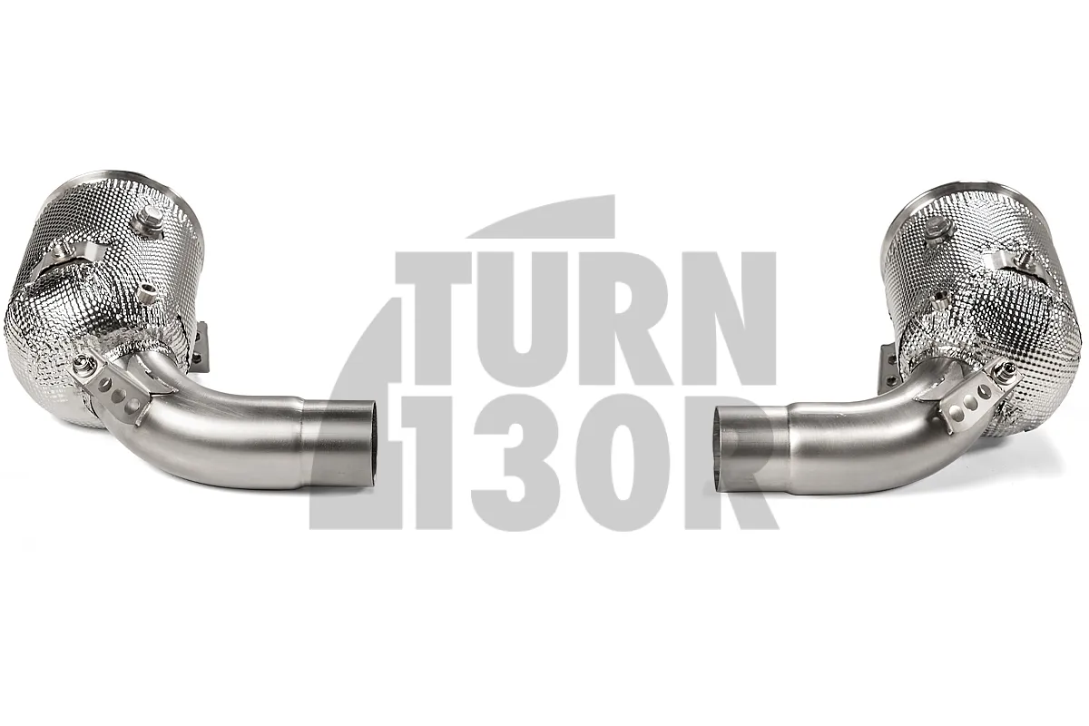 Akrapovic свързващи тръби със спортни катализатори за Porsche 911 992 T - Turbo S