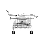 Armytrix Catback Exhaust System for Subaru BRZ ZD8 & Toyota GR86