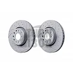 EBC Turbo Grooved Front Brake Discs for Golf 7 GTI - TT 8J - Golf 6 GTI - Golf 5 GTI & Scirocco