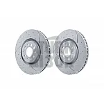 EBC Turbo Grooved Front Brake Discs for Audi S1 - S3 8L - TT 8N - Ibiza 6P Cupra - Polo WRC & GTI (312mm)
