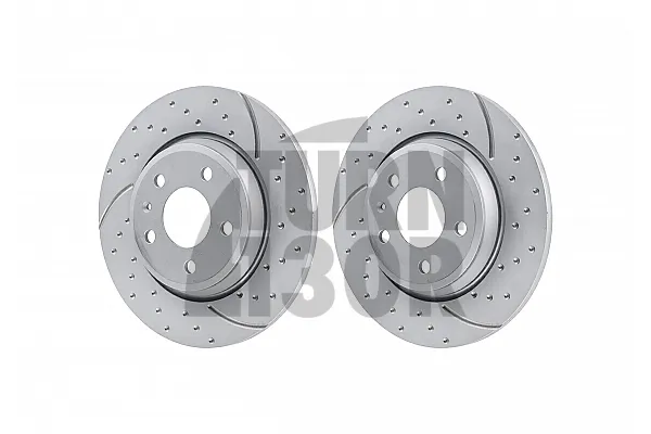 EBC Turbo Grooved Rear Brake Discs for Audi A4 B8 - A5 8T - A4 B9 & A5 F5