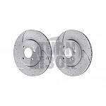 EBC Turbo Grooved Front Brake Discs  for Mini Cooper S R56