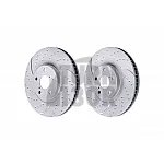 EBC Turbo Grooved Front Brake Discs for Toyota Supra MK4 2JZ