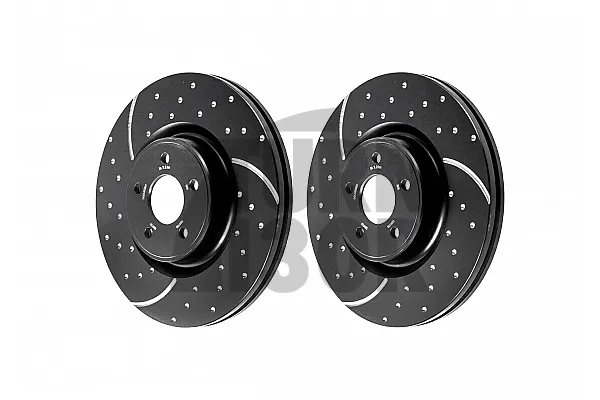 EBC Turbo Grooved Front Brake Discs for Ford Focus 2 RS