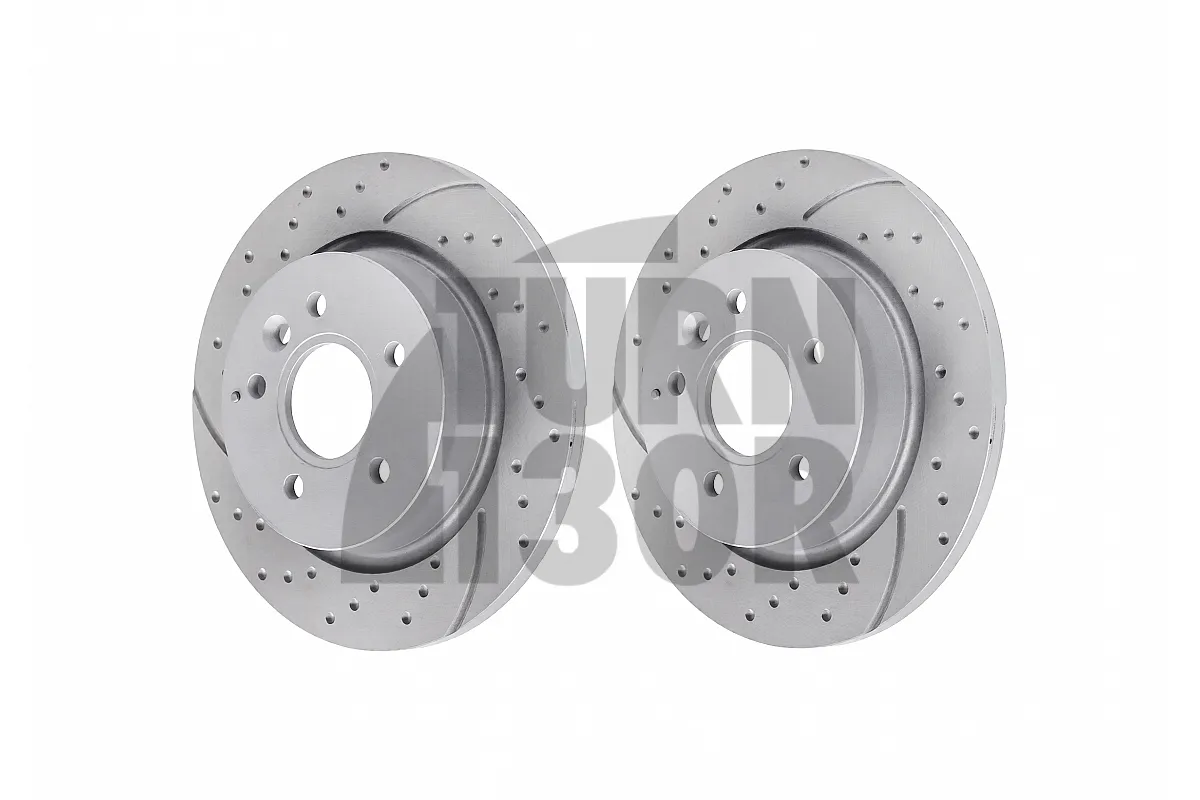 EBC Turbo Grooved Rear Brake Discs for Ford Focus 2 ST