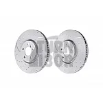 EBC Turbo Grooved Front Brake Discs for Mini Cooper JCW F56 & Cooper S F66