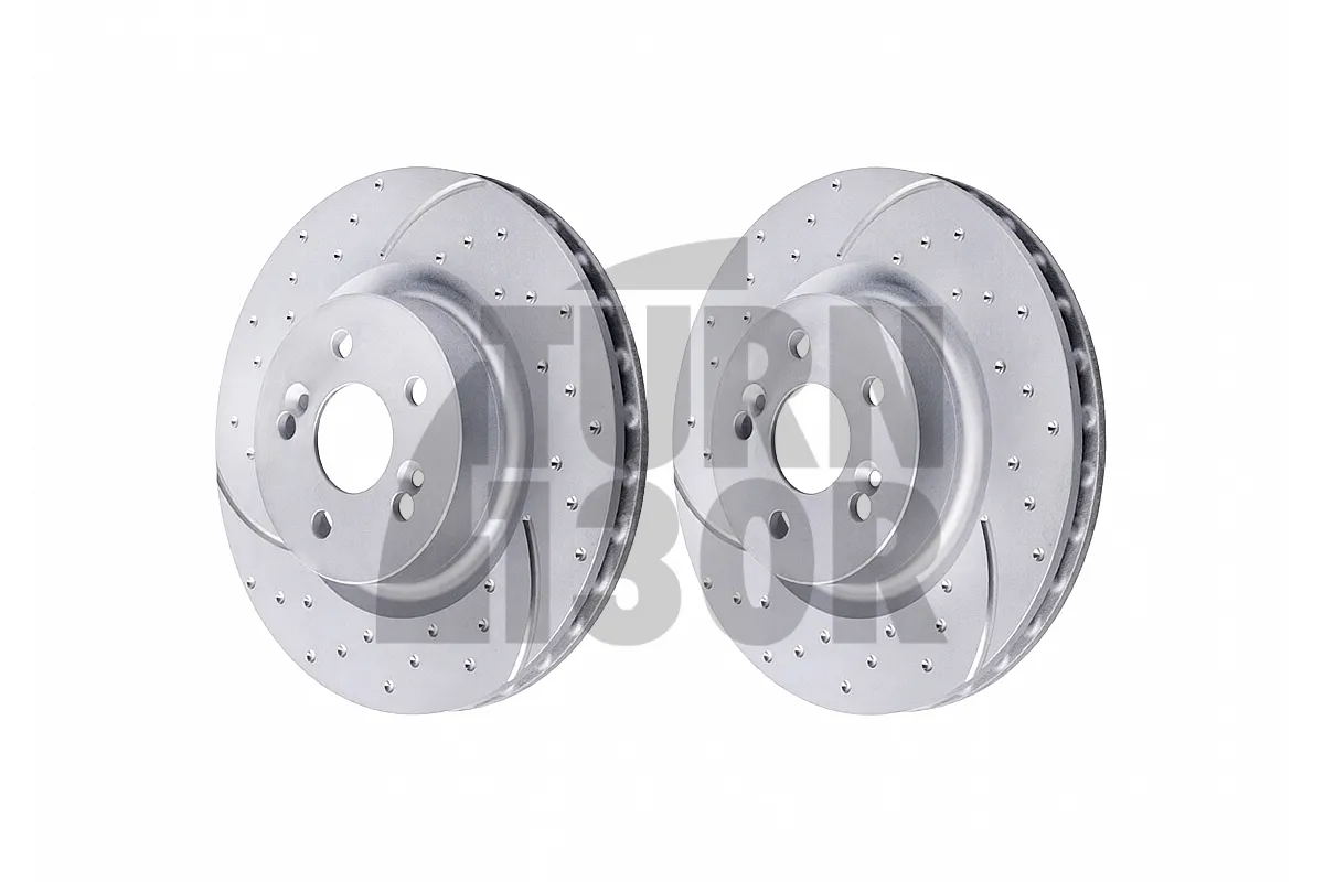 EBC Turbo Grooved Front Brake Discs for Clio 3 RS & Mégane 2 RS