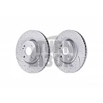 EBC Turbo Grooved Front Brake Discs for Mazda MX5 ND 2.0