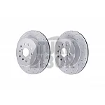 EBC Turbo Grooved Rear Brake Discs for Toyota Supra MK4 2JZ