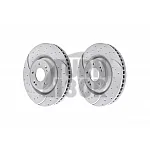 EBC Turbo Grooved Front Brake Discs for Hyundai I30 N