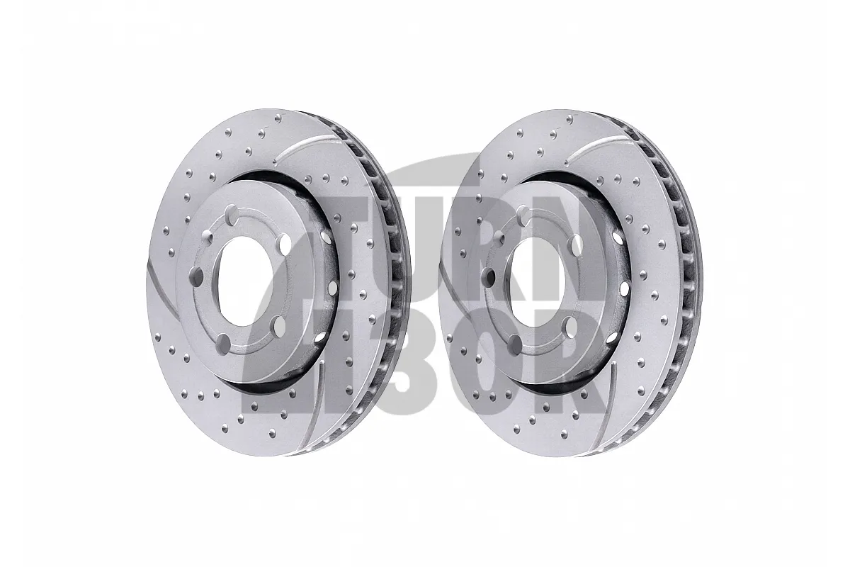 EBC Turbo Grooved Rear Brake Discs for Audi S3 8L - Seat Leon 1M - TT 8N 225 & Golf 4 R32