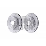 EBC Turbo Grooved Front Brake Discs for Mini Cooper S R53 (276mm)
