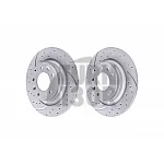 EBC Turbo Grooved Rear Brake Discs for Mazda MX5 NC