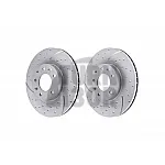 EBC Turbo Grooved Front Brake Discs for Mazda MX5 NC
