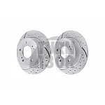 EBC Turbo Grooved Rear Brake Discs  for Nissan 200sx S14