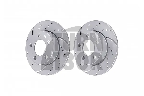 EBC Turbo Grooved Rear Brake Discs for Audi TT 8N - Leon 1M Cupra - Golf 4 GTI & Polo GTI