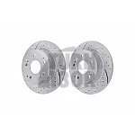EBC Turbo Grooved Rear Brake Discs for Honda Civic Type R EP3