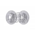 EBC Turbo Grooved Rear Brake Discs for Mazda MX5 ND 2.0
