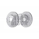 EBC Turbo Grooved Front Brake Discs for Mazda MX5 ND 1.5