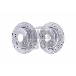 EBC Turbo Grooved Rear Brake Discs for Honda Civic Type R FN2