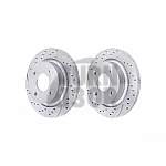 EBC Turbo Grooved Rear Brake Discs for Ford Fiesta ST MK8