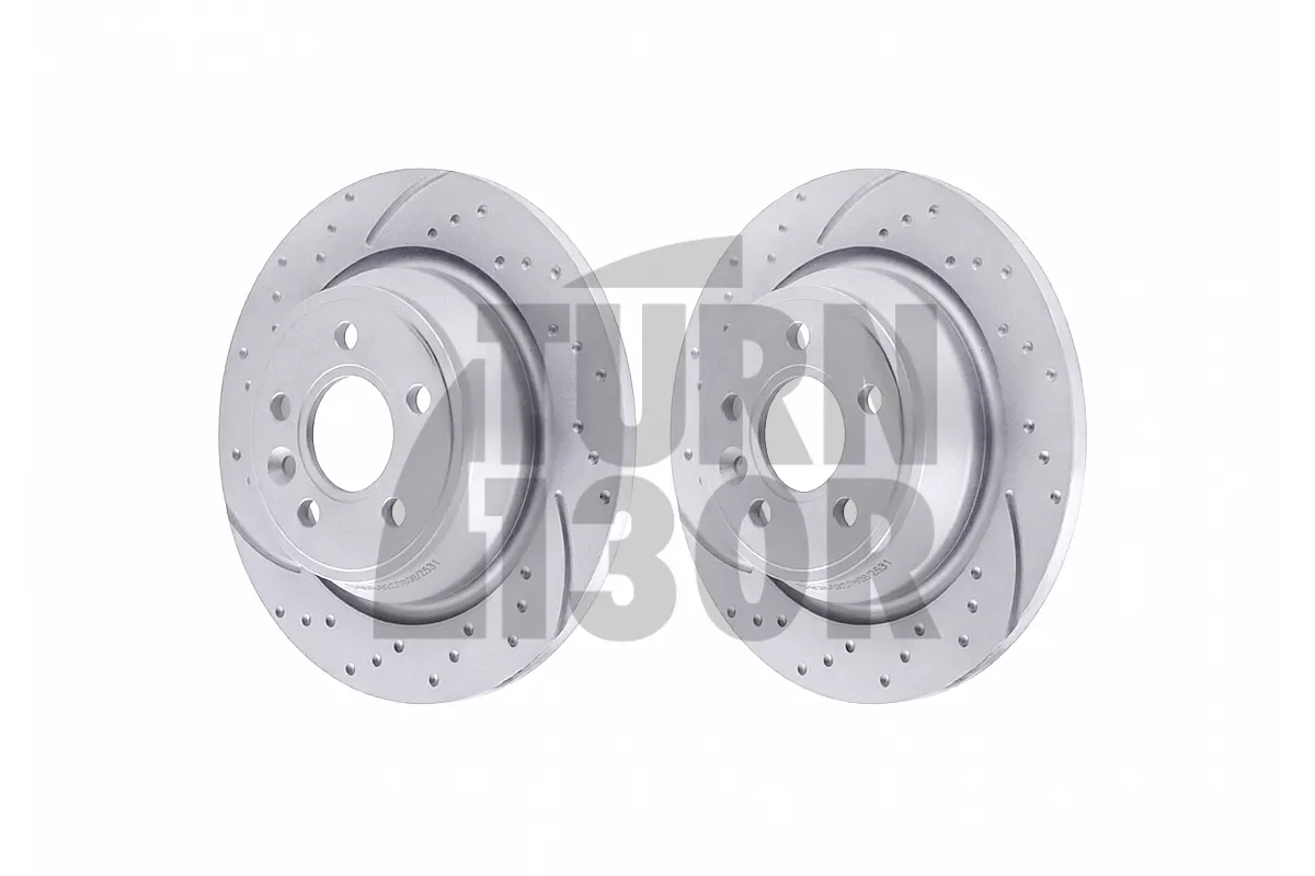 EBC Turbo Grooved Rear Brake Discs for Ford Focus 2 RS