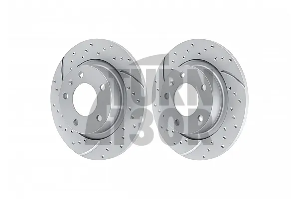 EBC Turbo Grooved Rear Brake Discs for Opel Corsa D OPC & Corsa E OPC