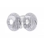 EBC Turbo Grooved Rear Brake Discs for Honda Civic EG6 & EK4
