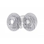 EBC Turbo Grooved Rear Brake Discs for Mazda MX5 ND 1.5