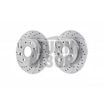 EBC Turbo Grooved Rear Brake Discs for Mazda MX5 NA 1.6