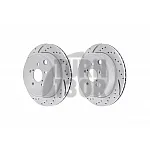 EBC Turbo Grooved Rear Brake Discs for Toyota GT86 - GR86 & Subaru BRZ (290mm)