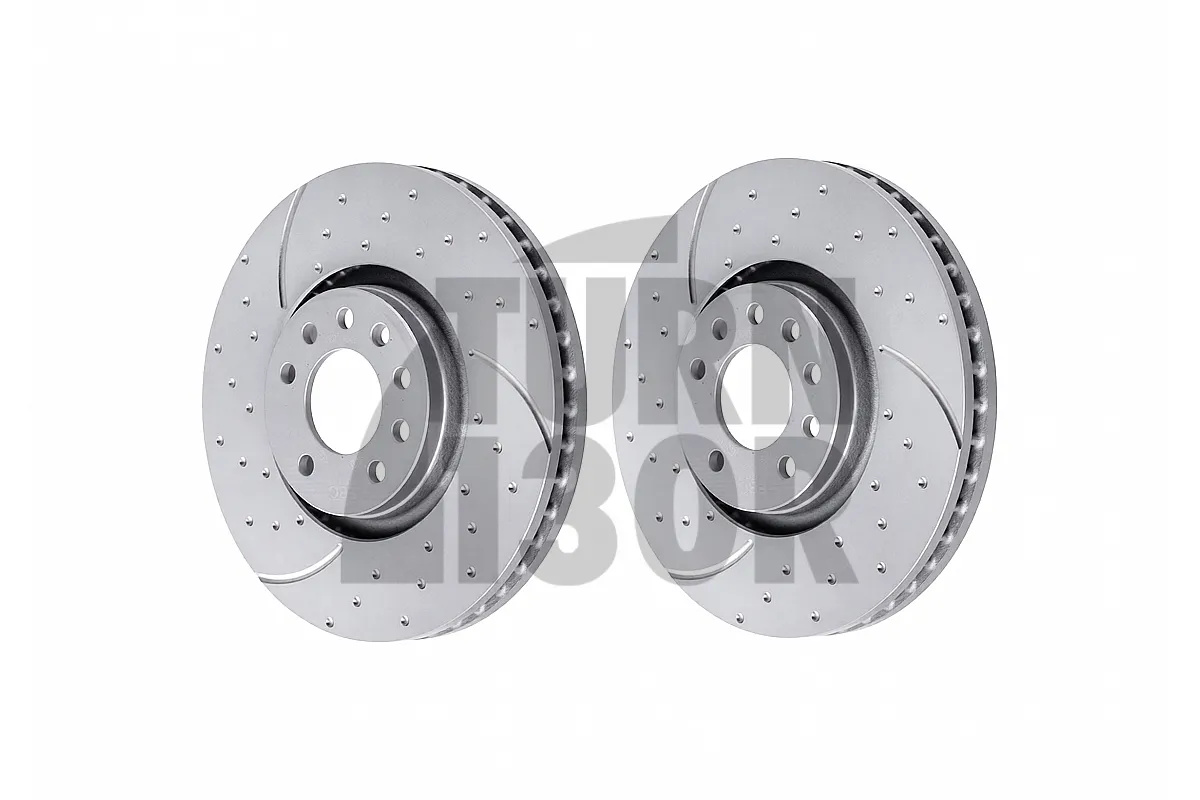 EBC Turbo Grooved Front Brake Discs for Opel Astra H VXR