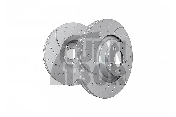 EBC Turbo Grooved Front Brake Discs for Volkswagen Up GTI