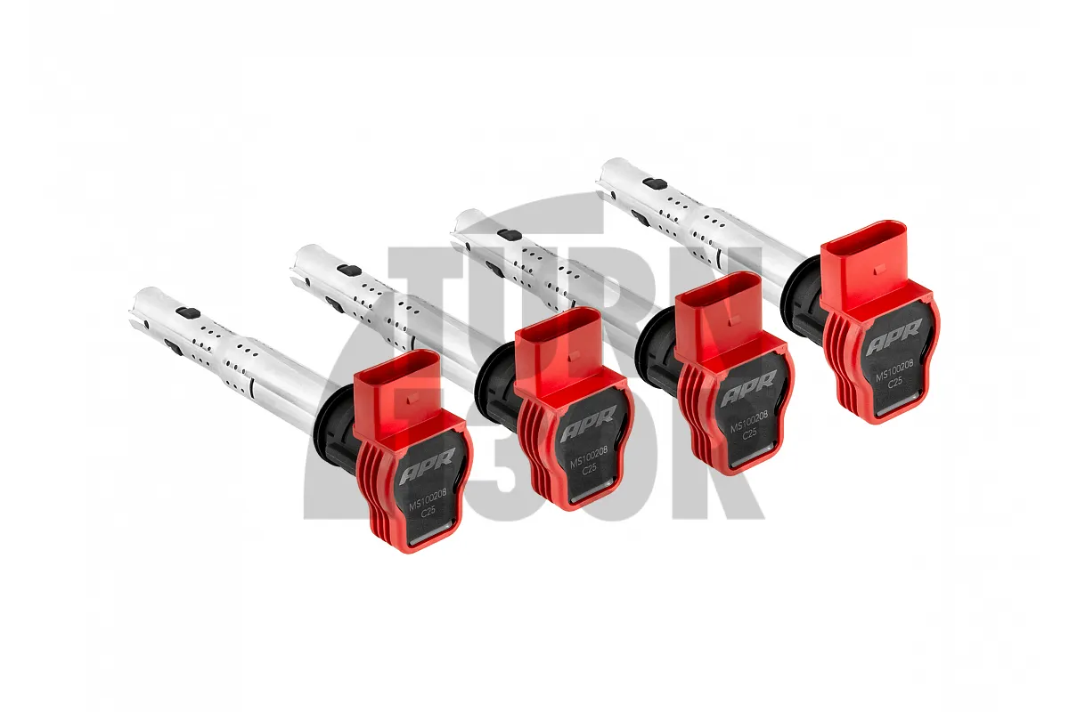 Червени запалителни бобини APR за S3 8P - Golf 5 - 6 GTI - Golf 6 R - Leon 2 Cupra 2.0 TFSI EA113 / EA888.1