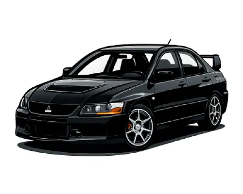 Mitsubishi Lancer 2.0T (EVO8/9) — 265 or 280 PS • 2003–2007