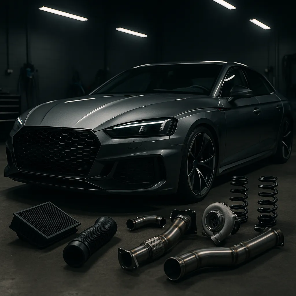 Audi RS5 F5 2.9 TFSI: Възможности за подобрение и необходимите части