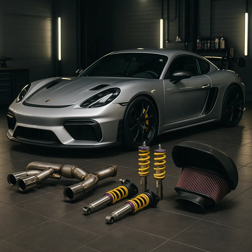 Подобрения за Porsche 718 (Cayman / Spyder) 982: Как да извлечете максимума от вашия спортен автомобил